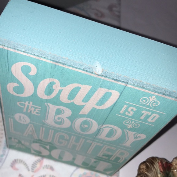 5” x 7” wood sign soap is to the body - Picture 4 of 4